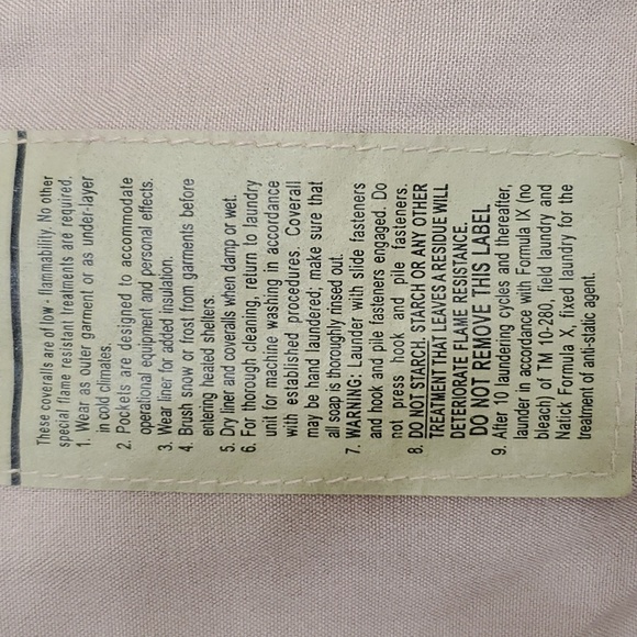 Combat coveralls men's large regular tan vehicle crewmen's class 2 flight suit - Picture 15 of 15